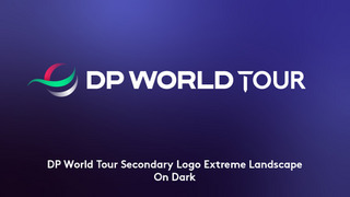 DP World Tour Logo - Secondary Extreme Landscape - On Dark_m65790 (image)
