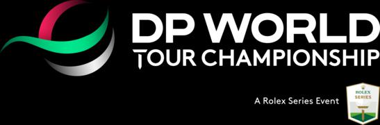 DP World Tour Championship Logo - Primary Landscape - On Dark