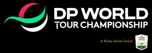 DP World Tour Championship Logo - Primary Landscape - On Dark