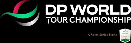 DP World Tour Championship Logo - Primary Landscape - On Dark